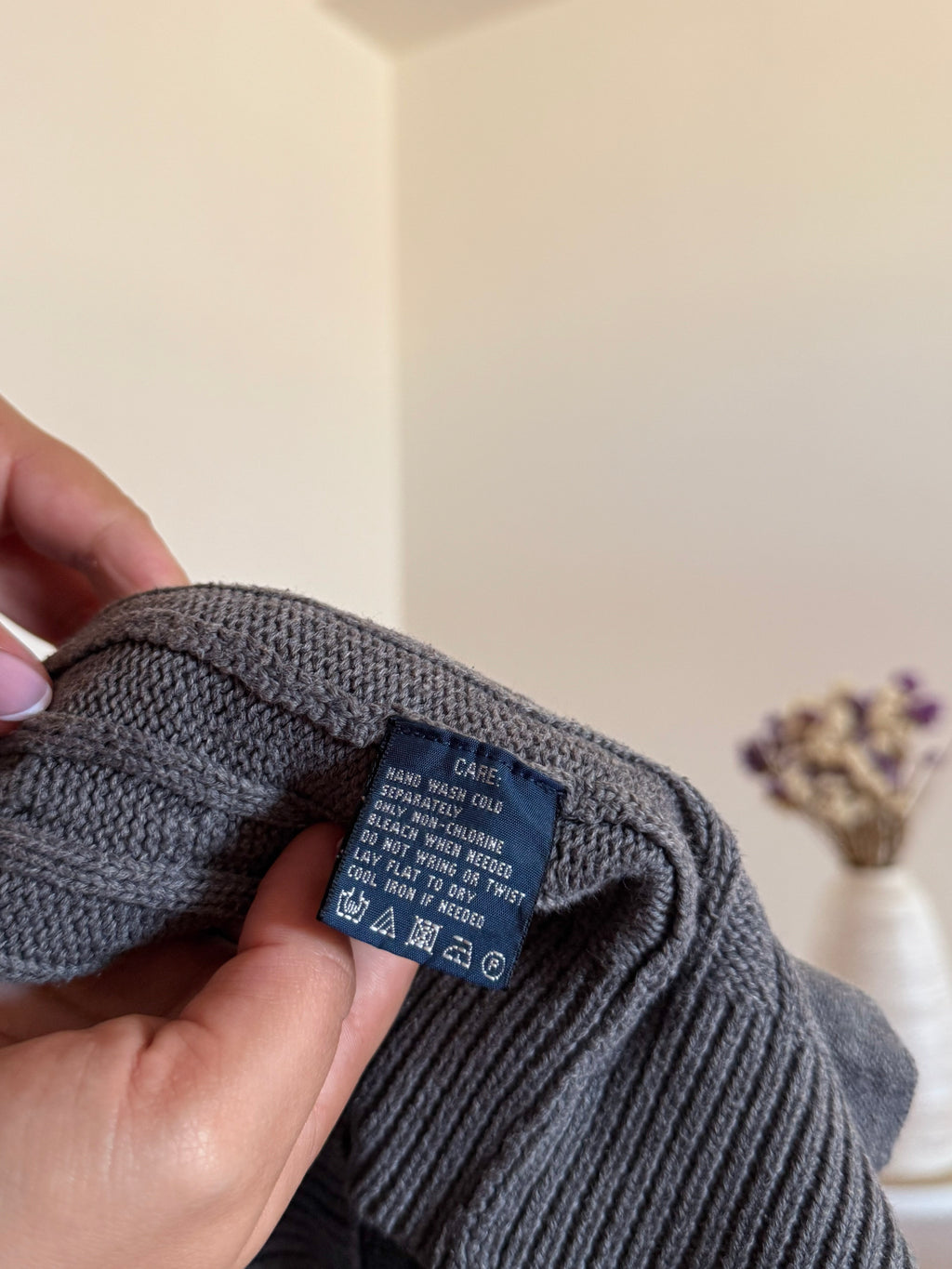 Ralph Lauren Cable Knit Full Zip Sweater