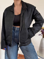 Vintage Bomber Leather Jacket