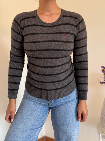 Ralph Lauren Round Neck Knit 100% Lã