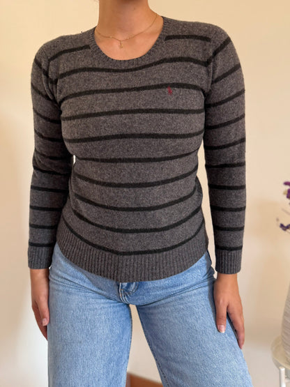 Ralph Lauren Round Neck Knit 100% Lã