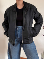 Vintage Bomber Leather Jacket