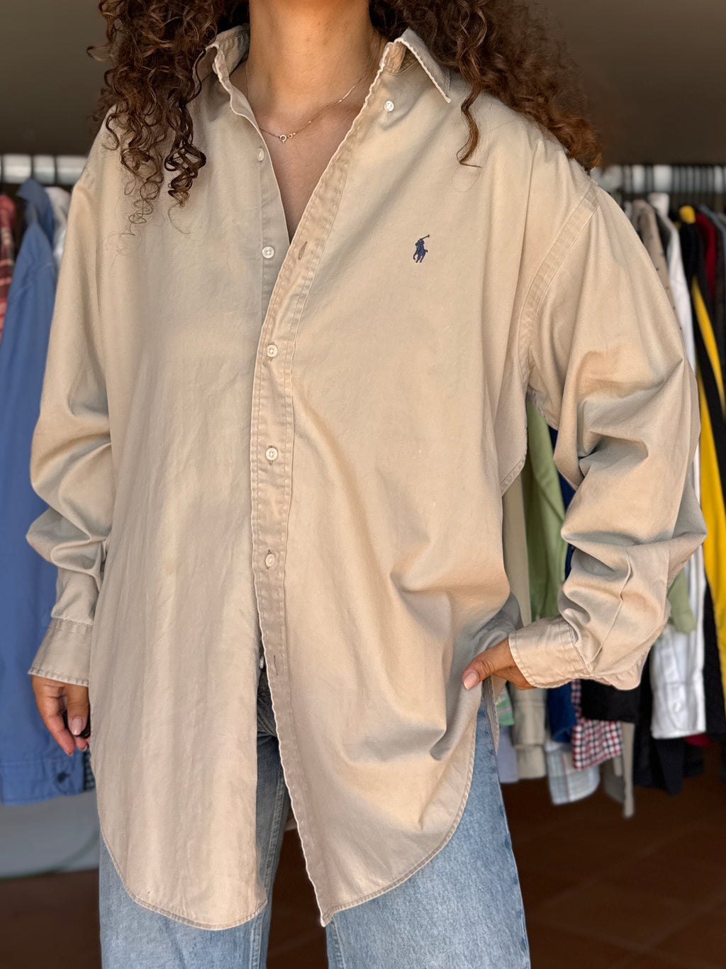 Camisa Ralph Lauren 100% Algodão - Tamanho L