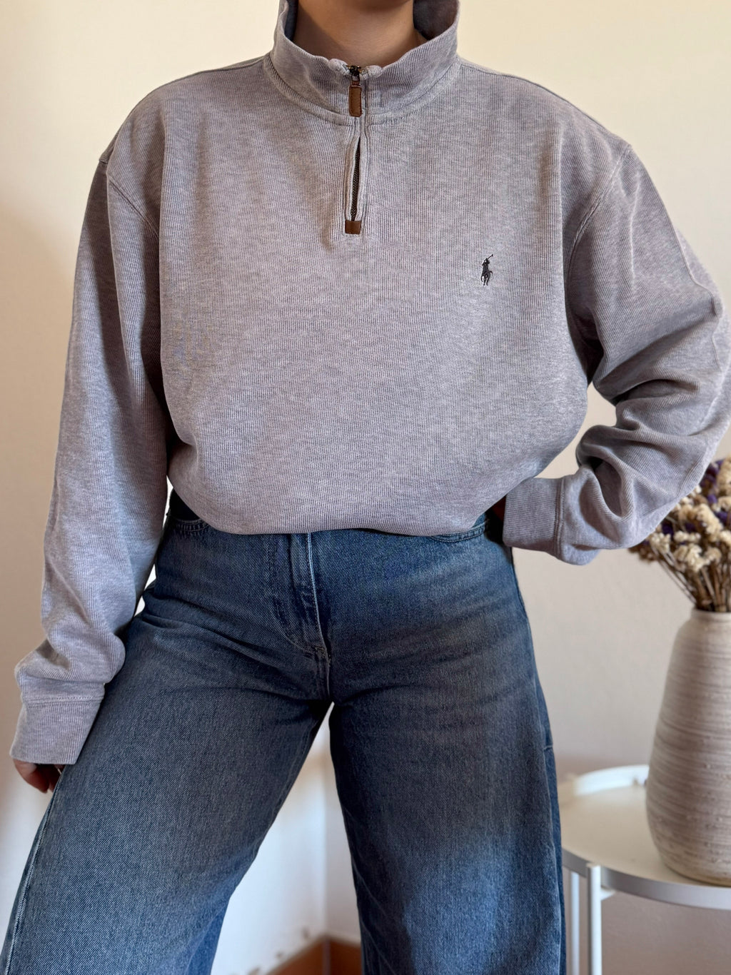 Ralph Lauren Cable Knit 1/4 Zip Sweater