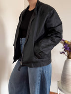 Vintage Bomber Leather Jacket