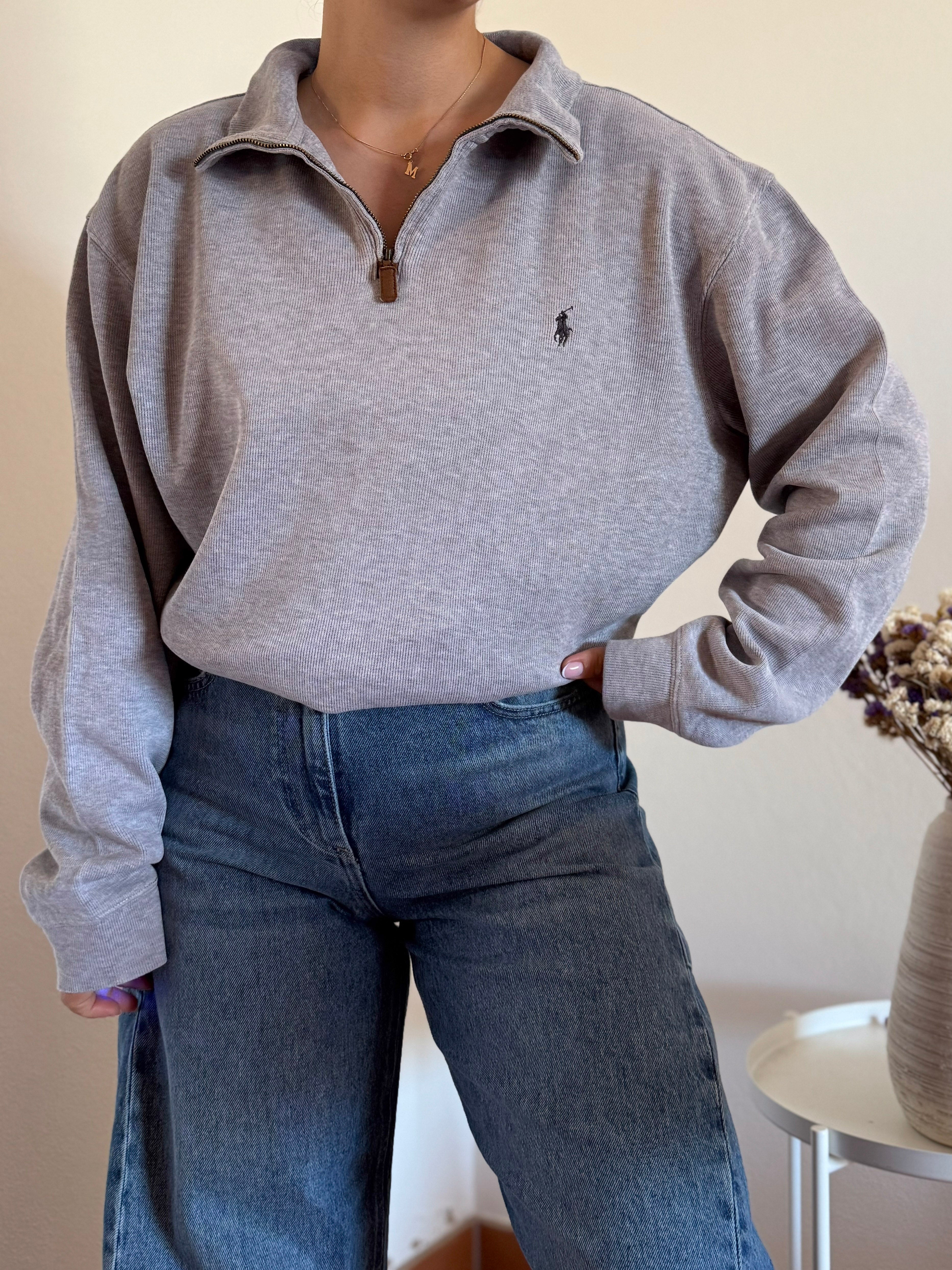 Ralph Lauren Cable Knit 1/4 Zip Sweater