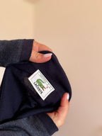 Lacoste Cardigan Knit Sweater 50% Wool 50% Acrylic