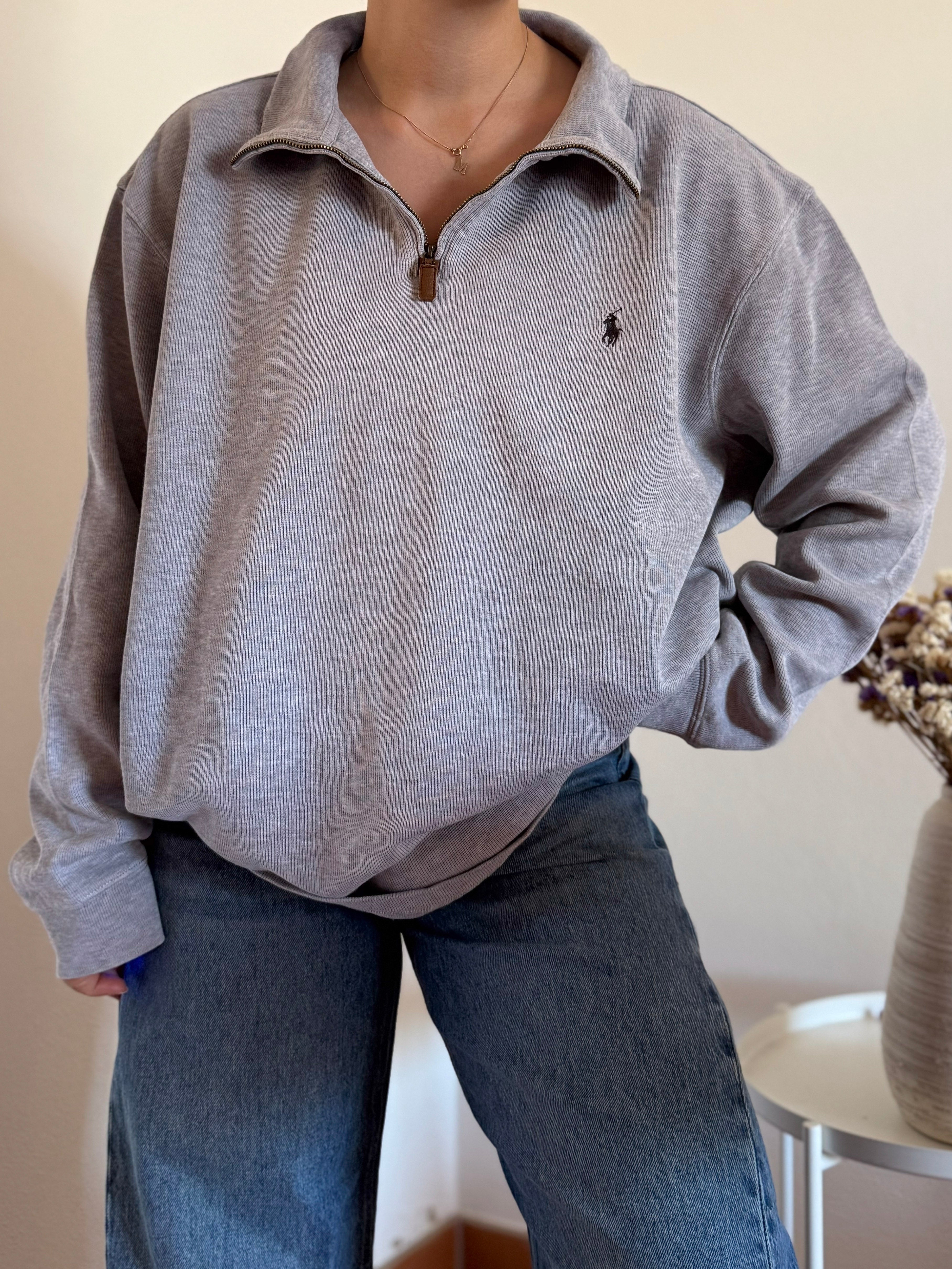 Ralph Lauren Cable Knit 1/4 Zip Sweater