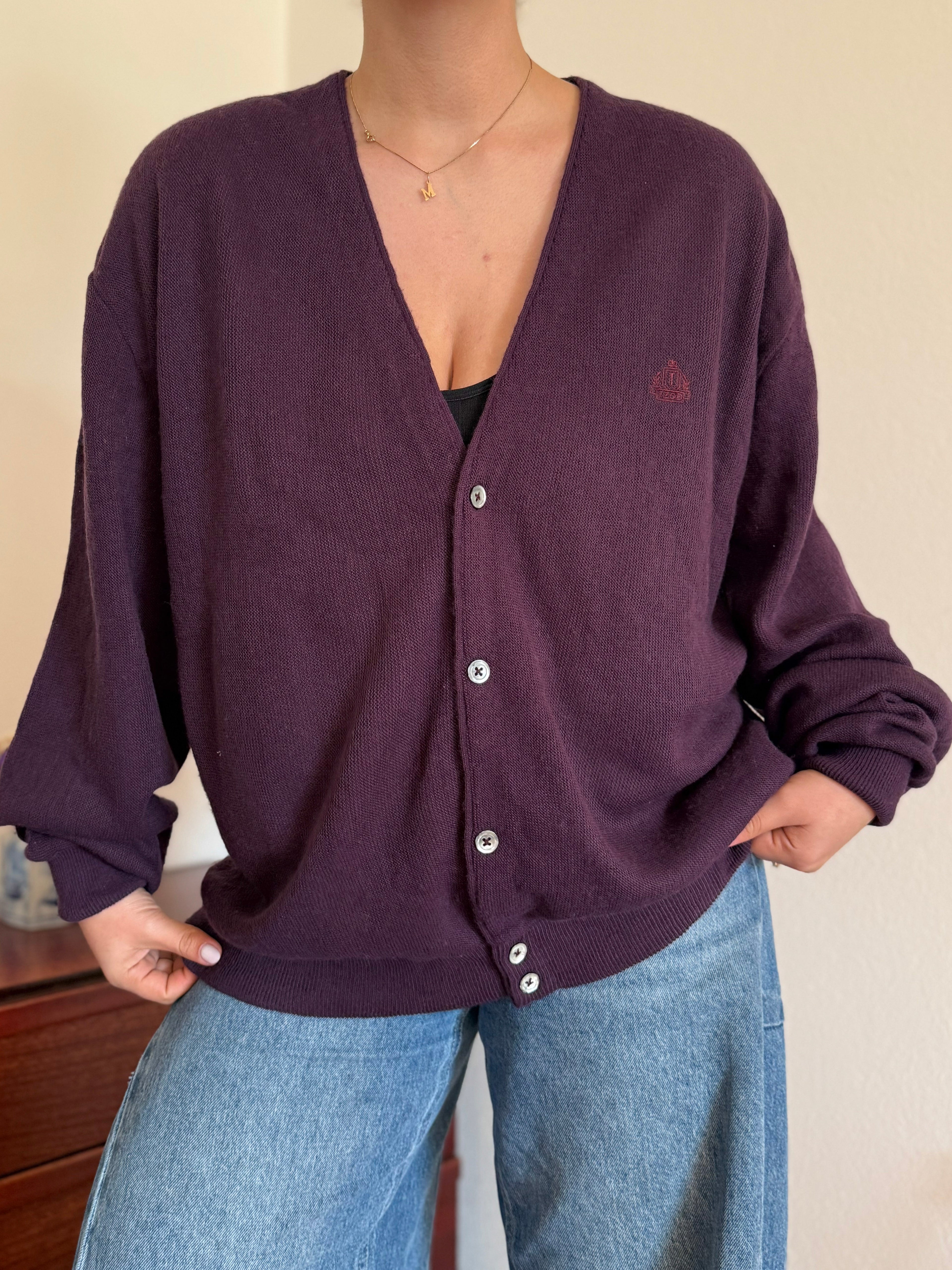 Cardigan Izod/Lacoste 100% Acrylic