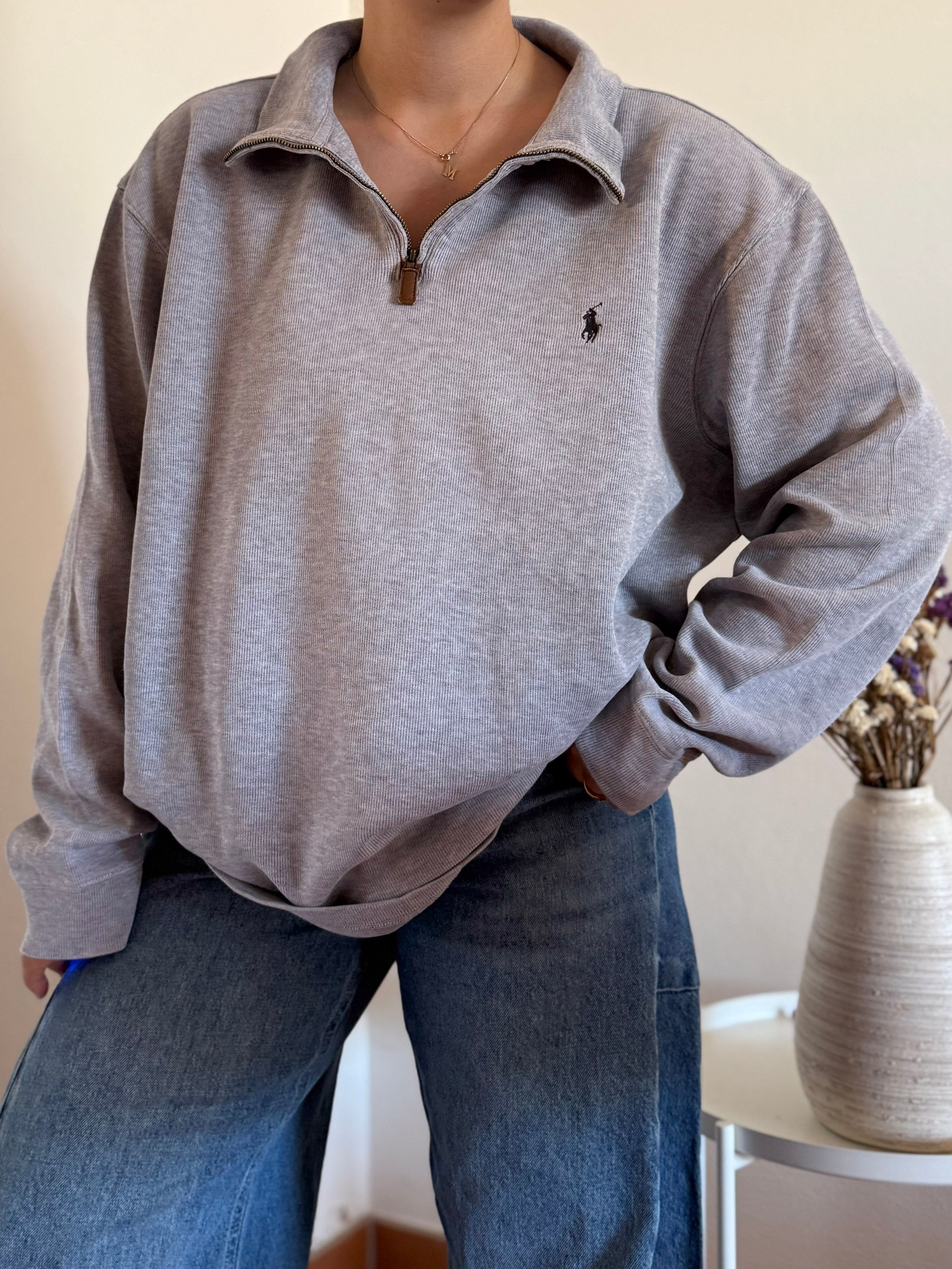 Ralph Lauren Cable Knit 1/4 Zip Sweater