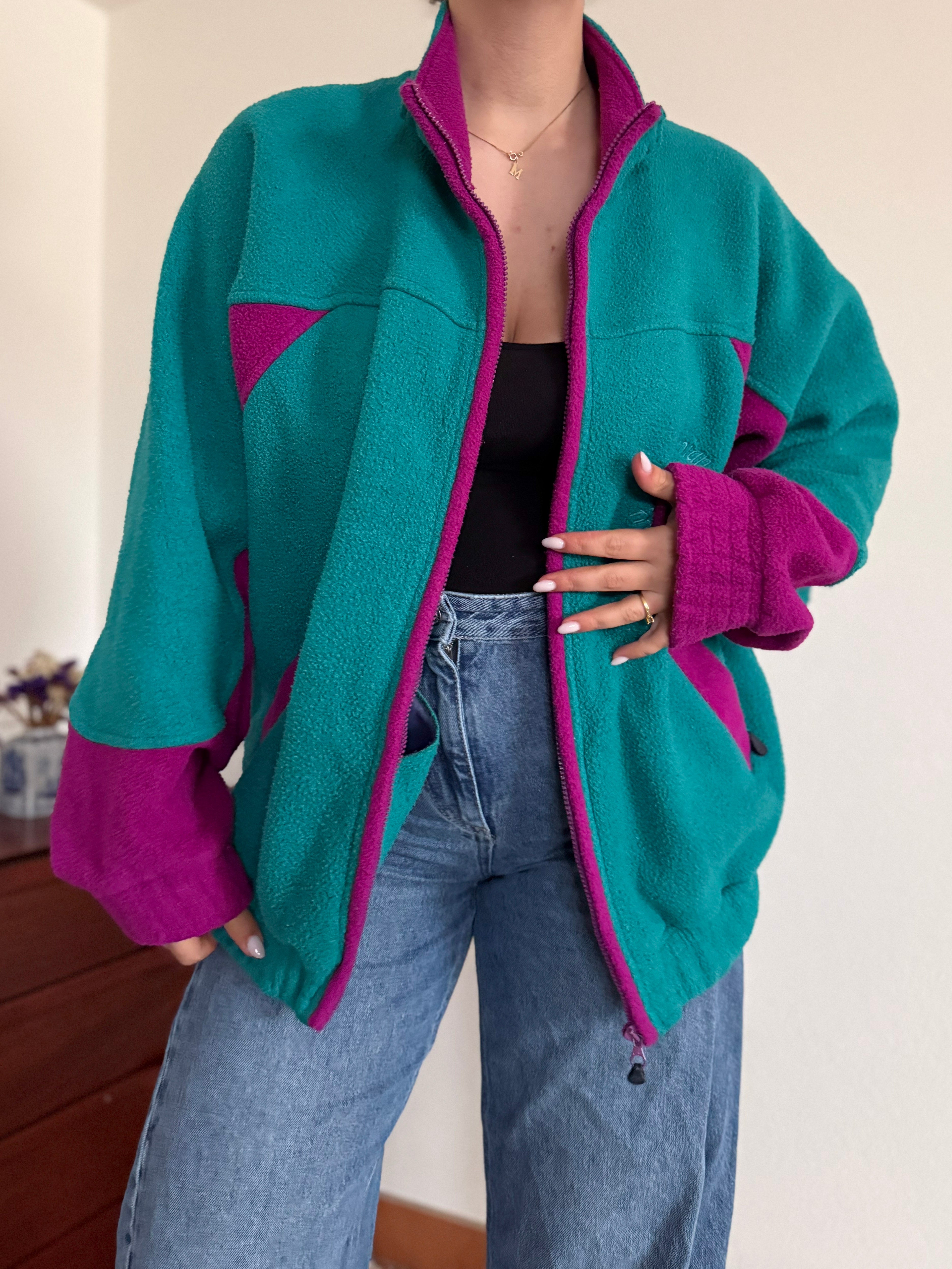 Vintage Crazy Fleece Full Zip Sweater
