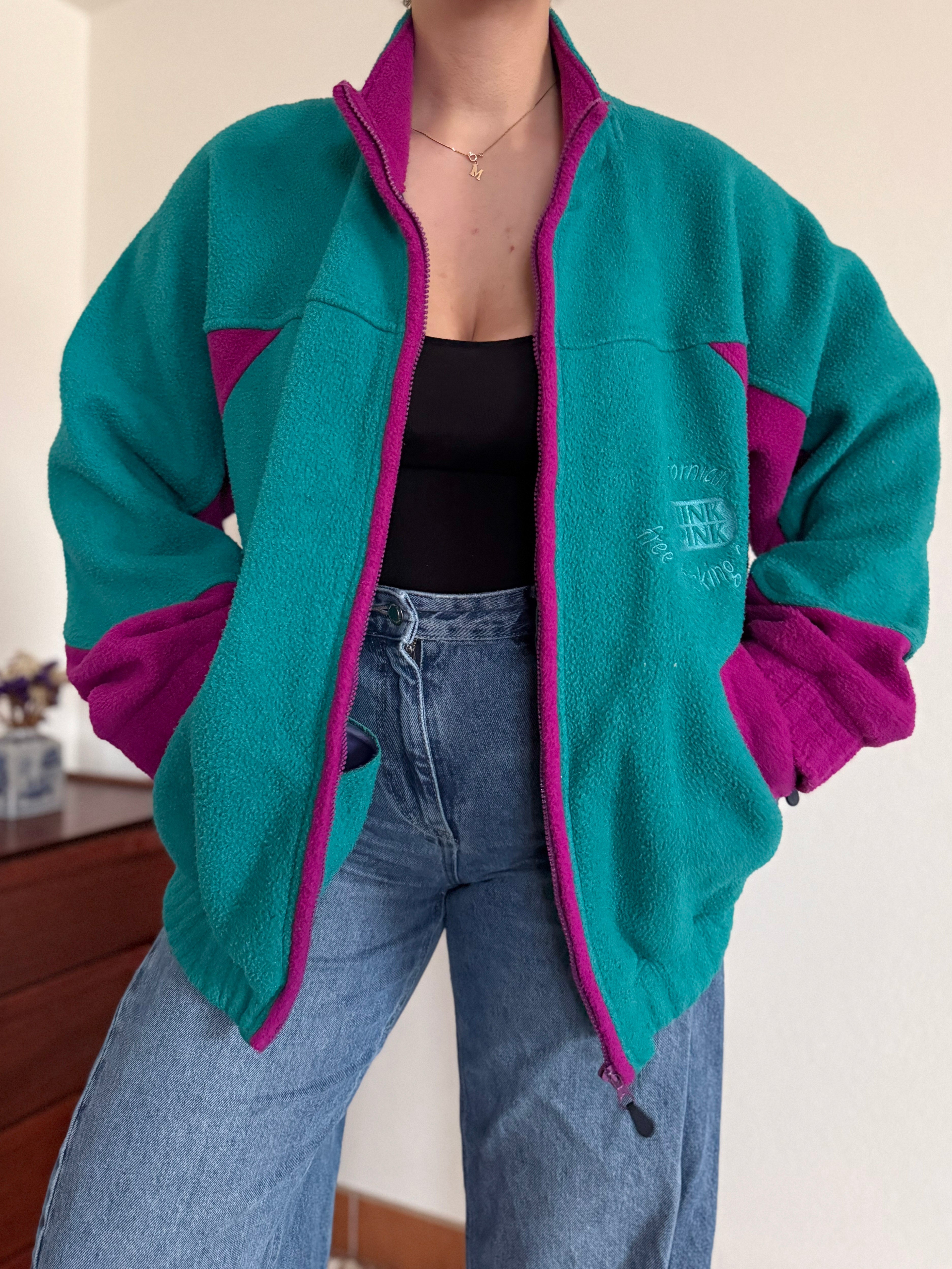 Vintage Crazy Fleece Full Zip Sweater