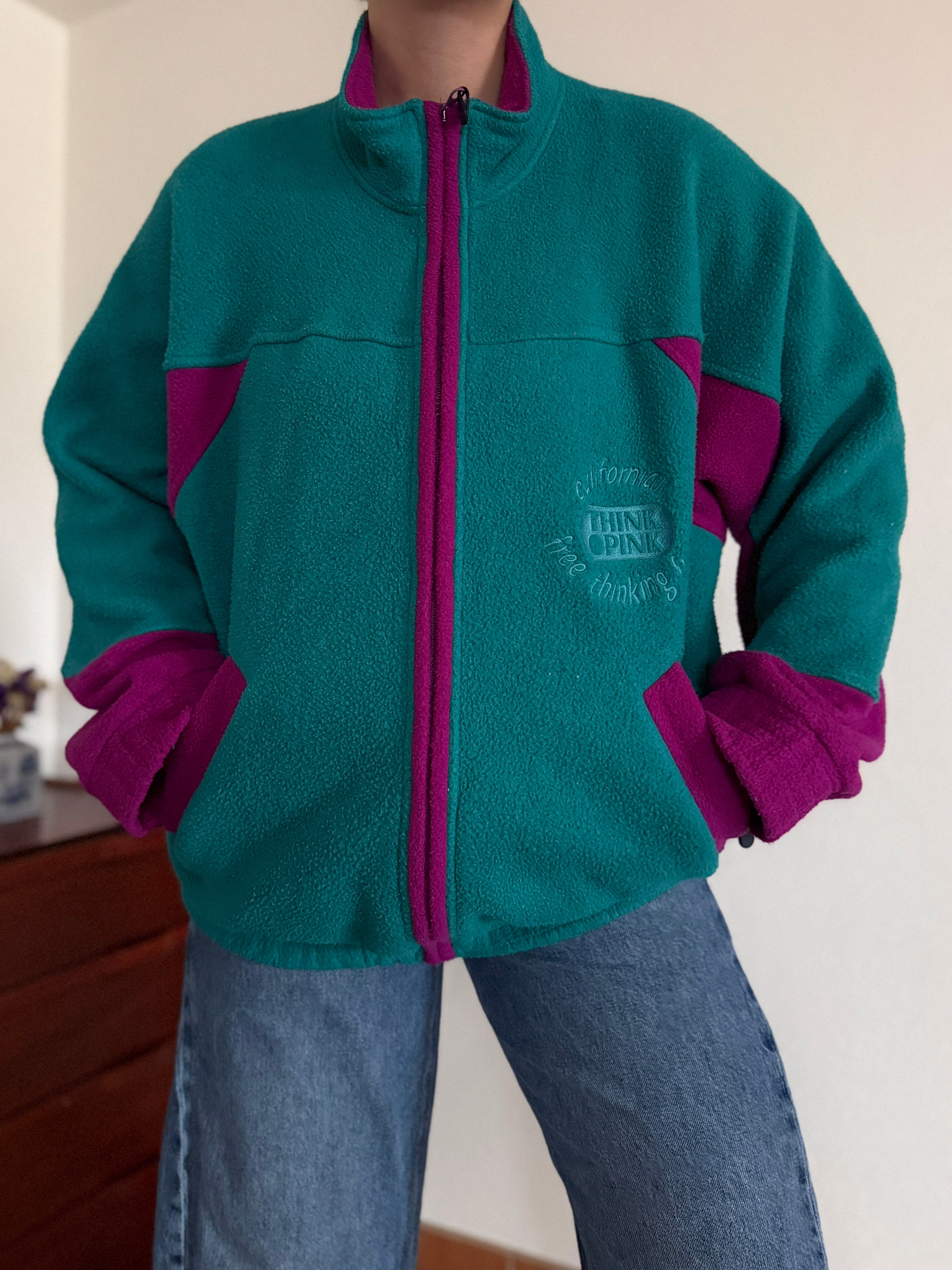 Vintage Crazy Fleece Full Zip Sweater