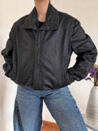 Vintage Bomber Leather Jacket