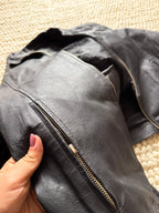 Vintage Bomber Leather Jacket