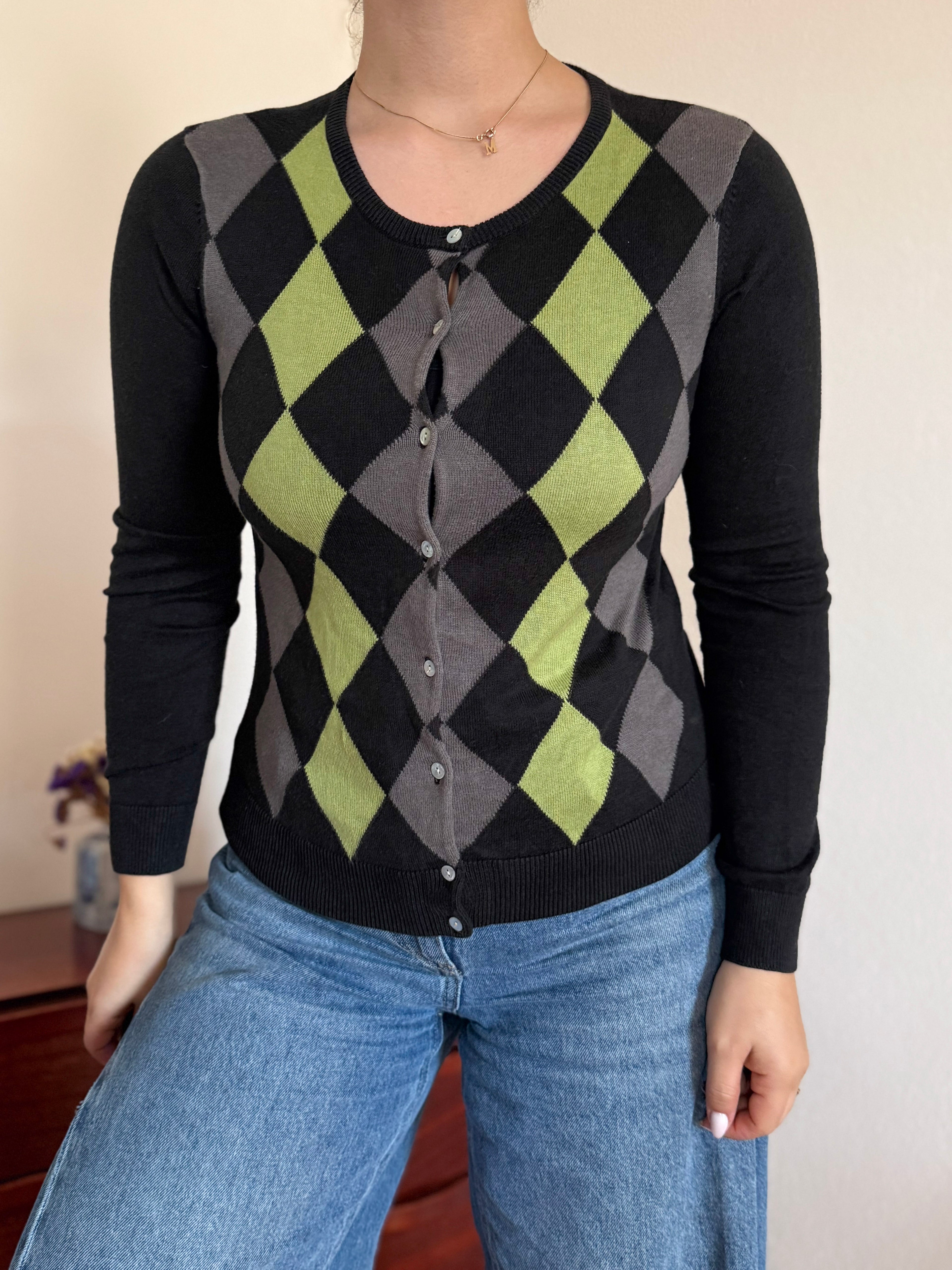 Ralph Lauren Cardigan 60% Cotton 40% Rayon