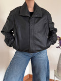 Vintage Bomber Leather Jacket