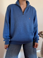 Ralph Lauren Cable Knit 1/4 Zip Sweater