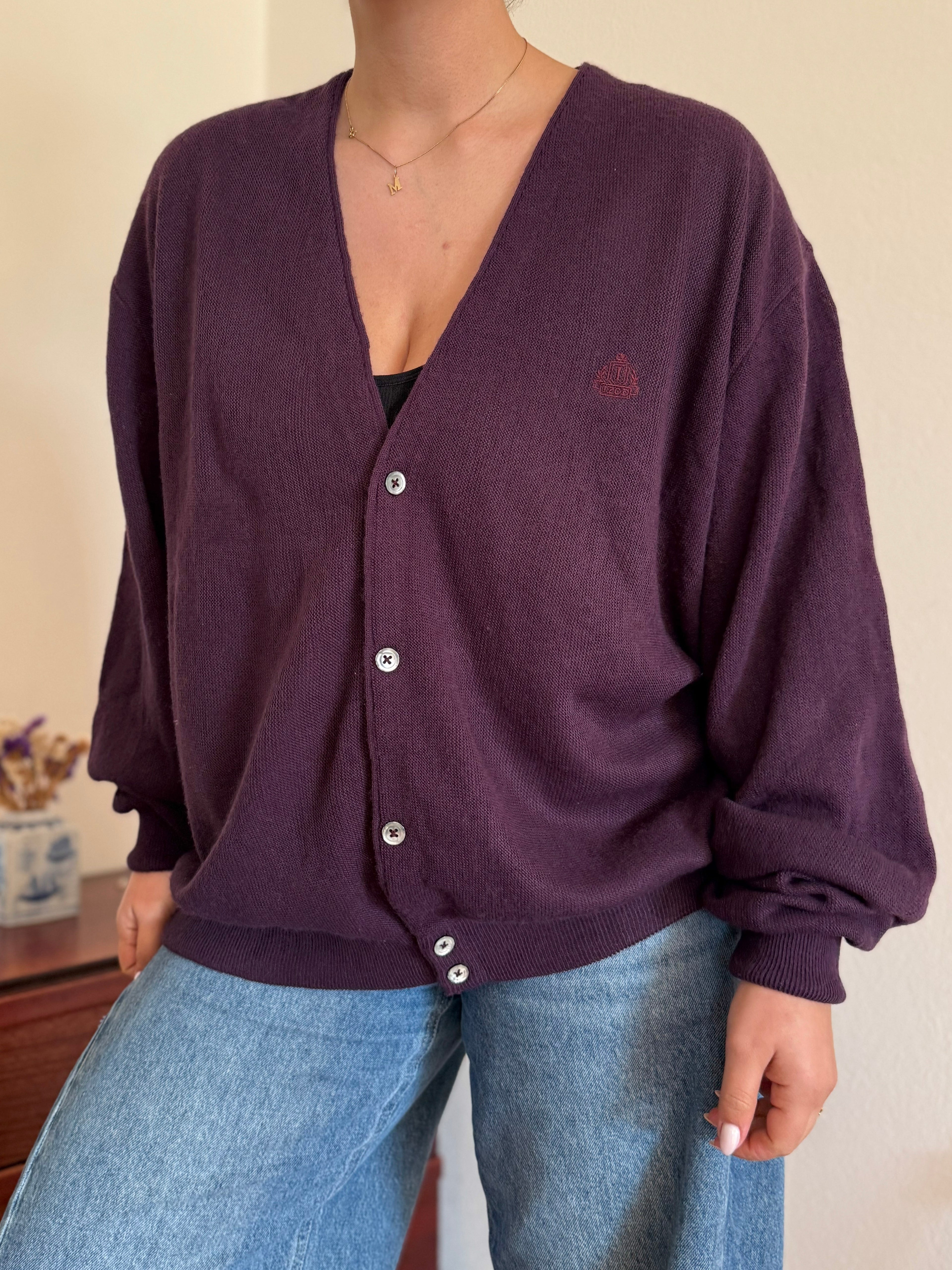 Cardigan Izod/Lacoste 100% Acrylic