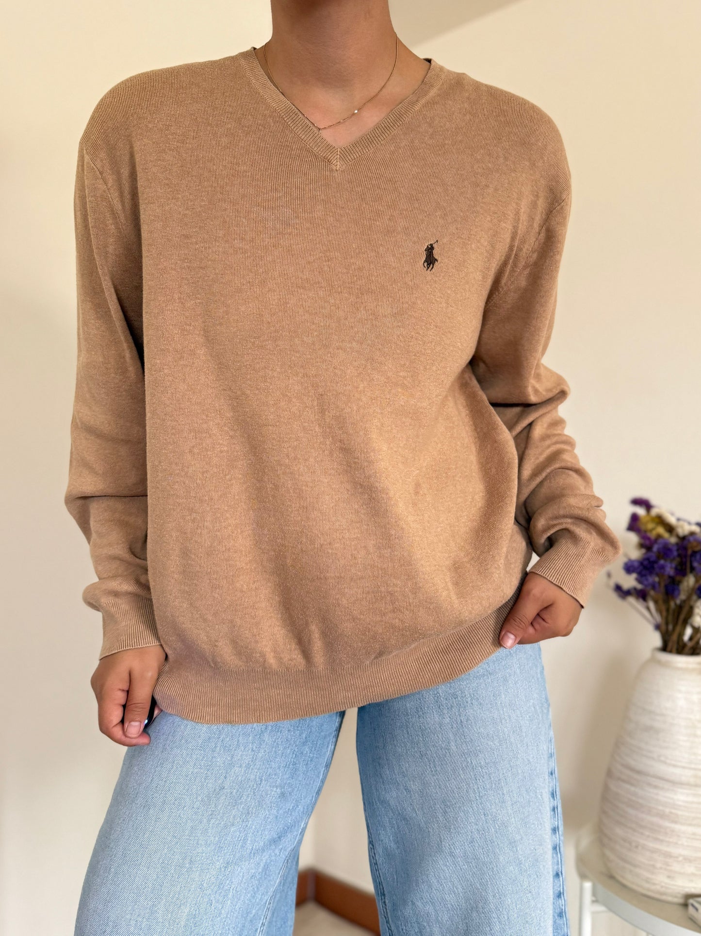 Ralph Lauren V-neck Knit Sweater