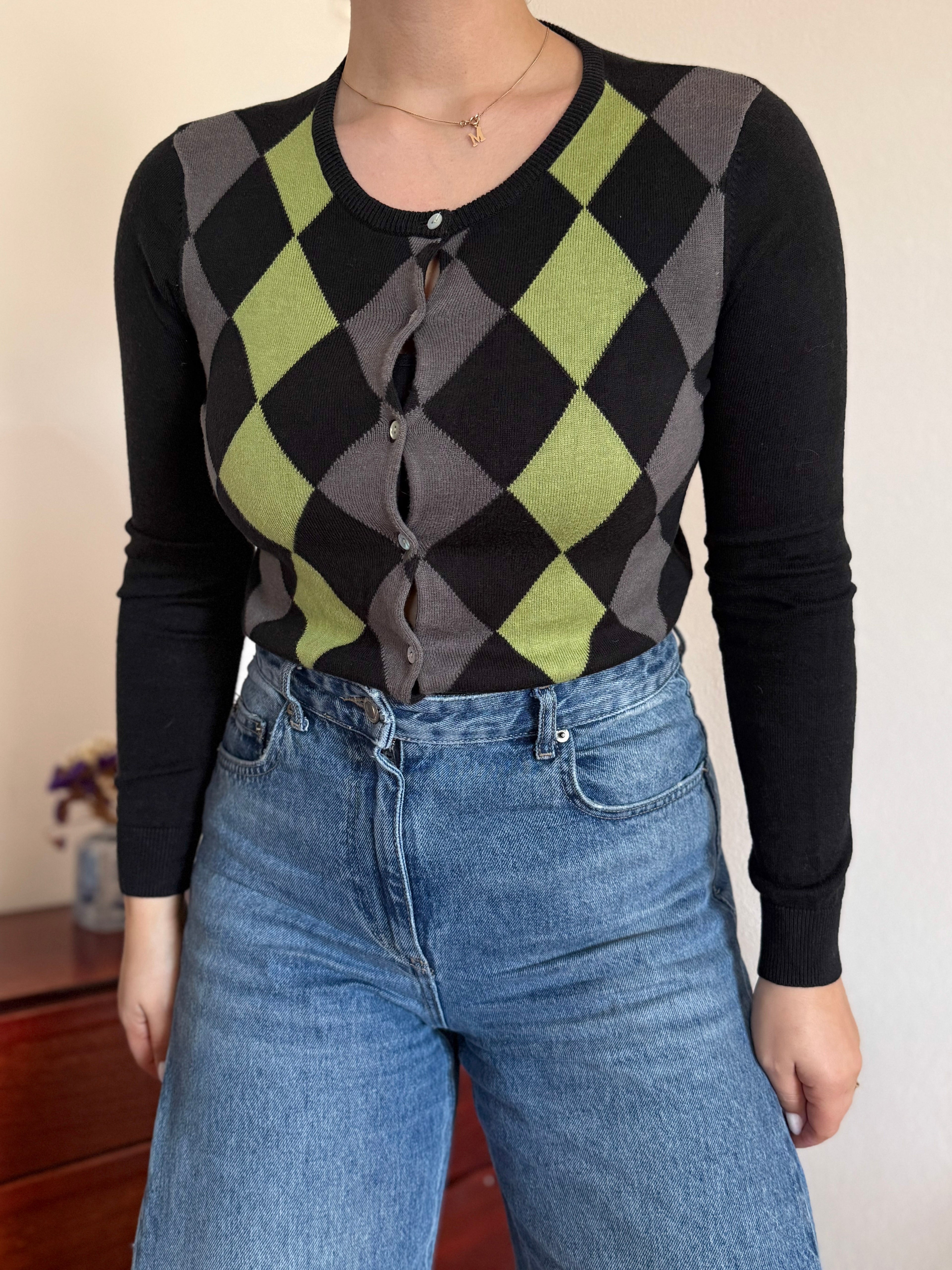 Ralph Lauren Cardigan 60% Cotton 40% Rayon