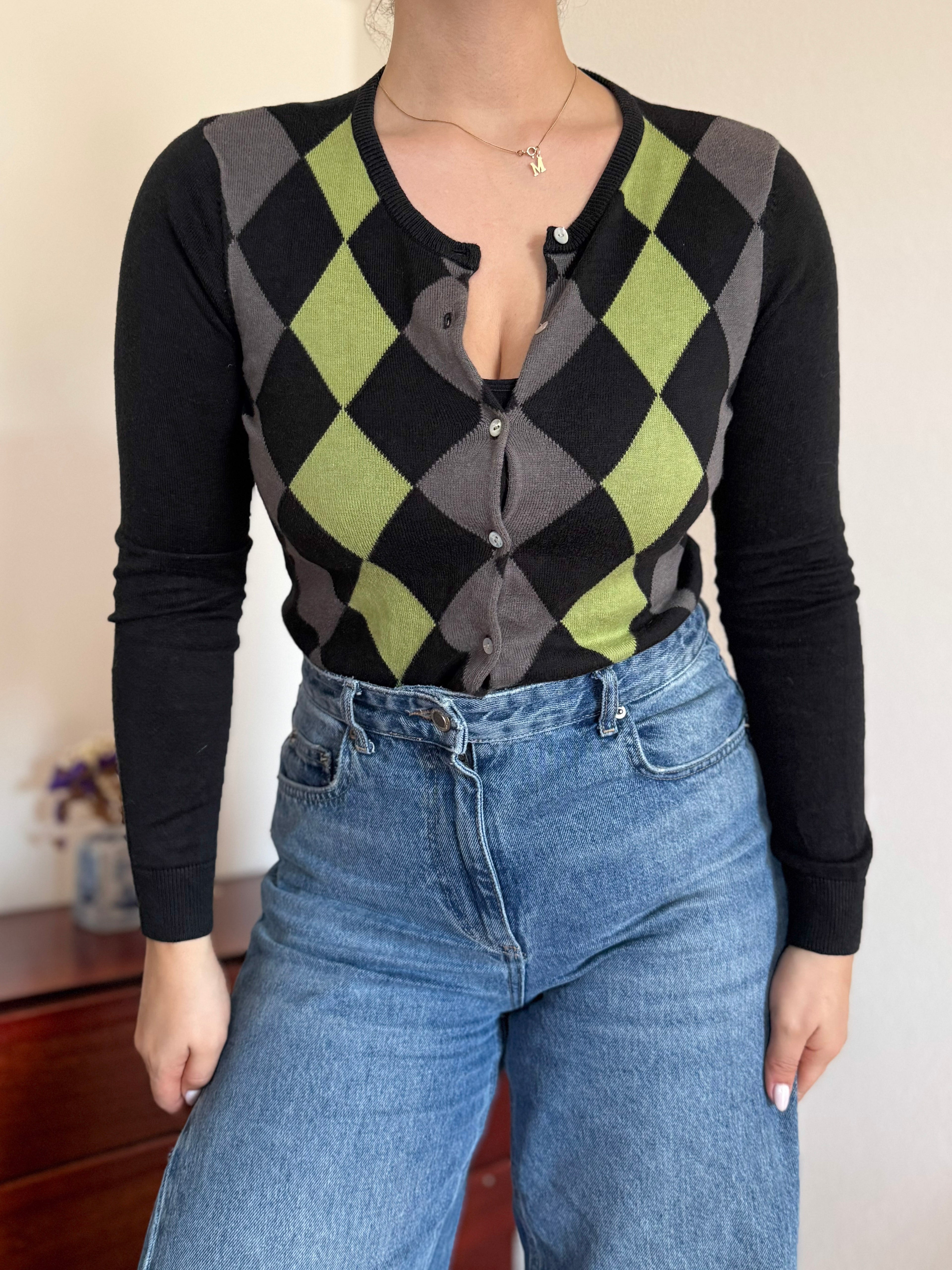 Ralph Lauren Cardigan 60% Cotton 40% Rayon