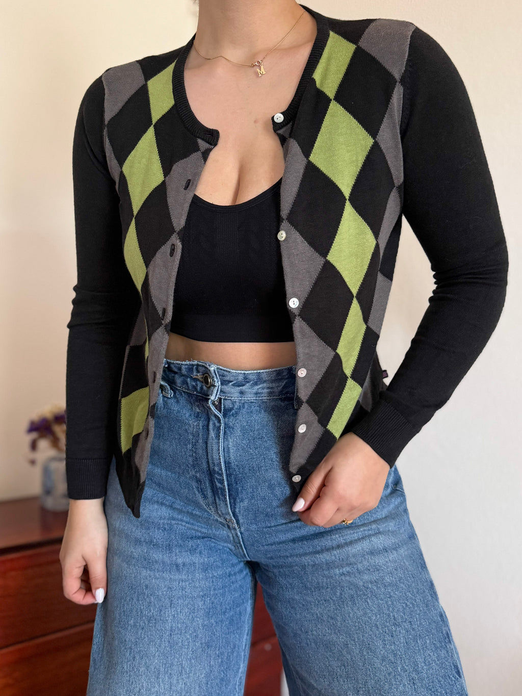 Ralph Lauren Cardigan 60% Cotton 40% Rayon