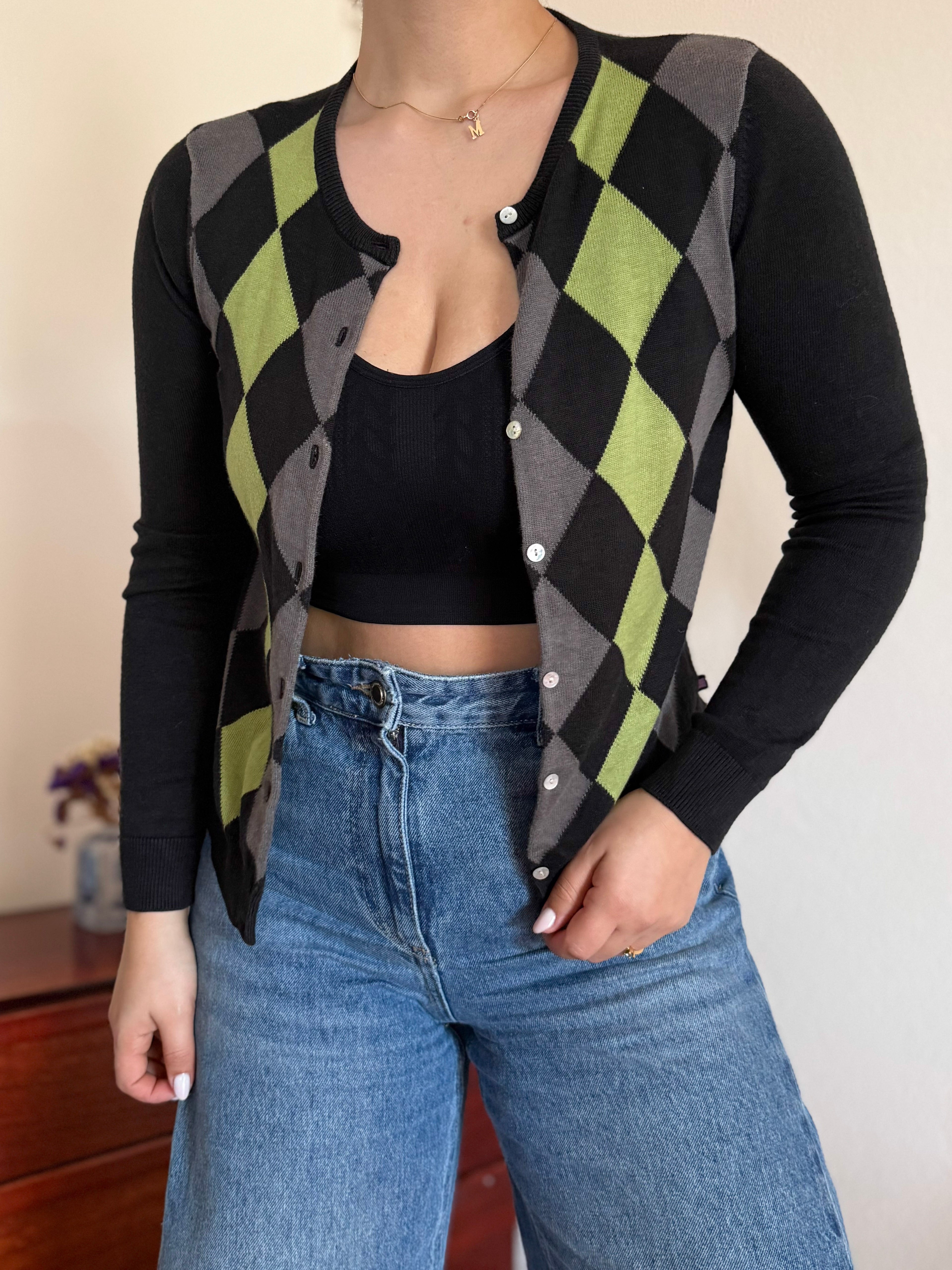 Ralph Lauren Cardigan 60% Cotton 40% Rayon