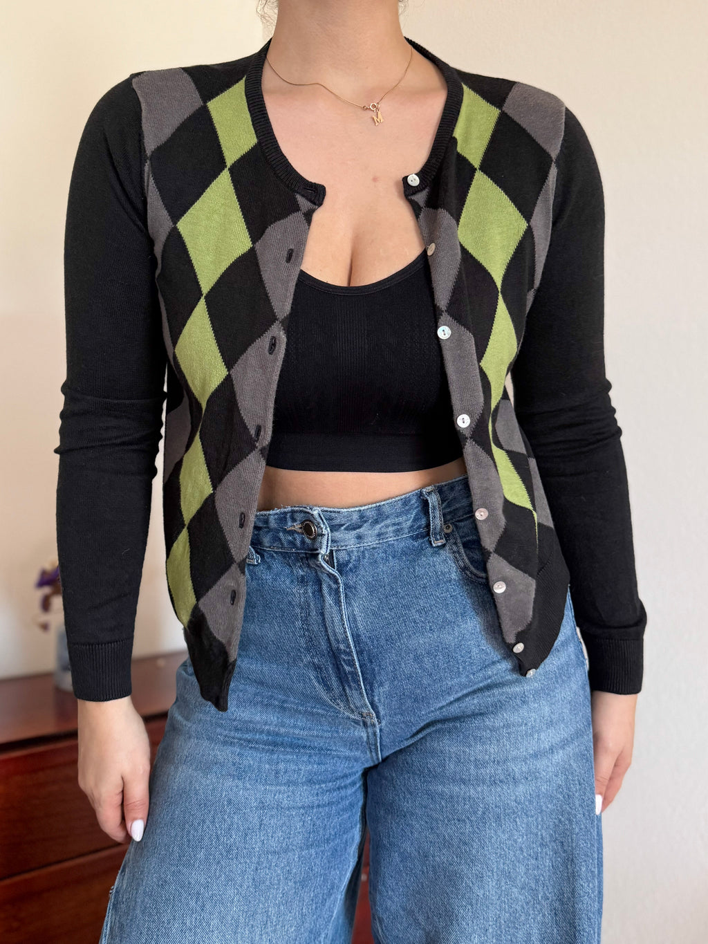 Ralph Lauren Cardigan 60% Cotton 40% Rayon