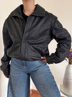 Vintage Bomber Leather Jacket