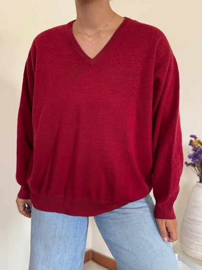 Burberry V-neck Knit Sweater