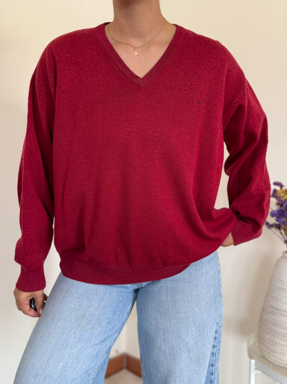 Burberry V-neck Knit Sweater