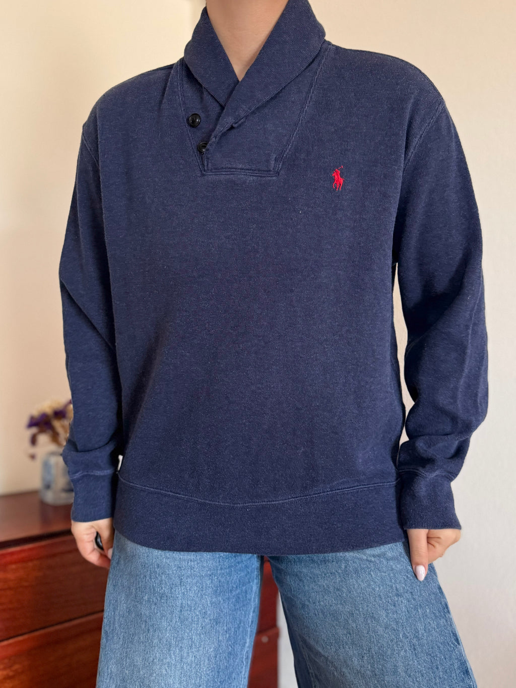 Polo Ralph Lauren V-Neck Sweater 100% Cotton