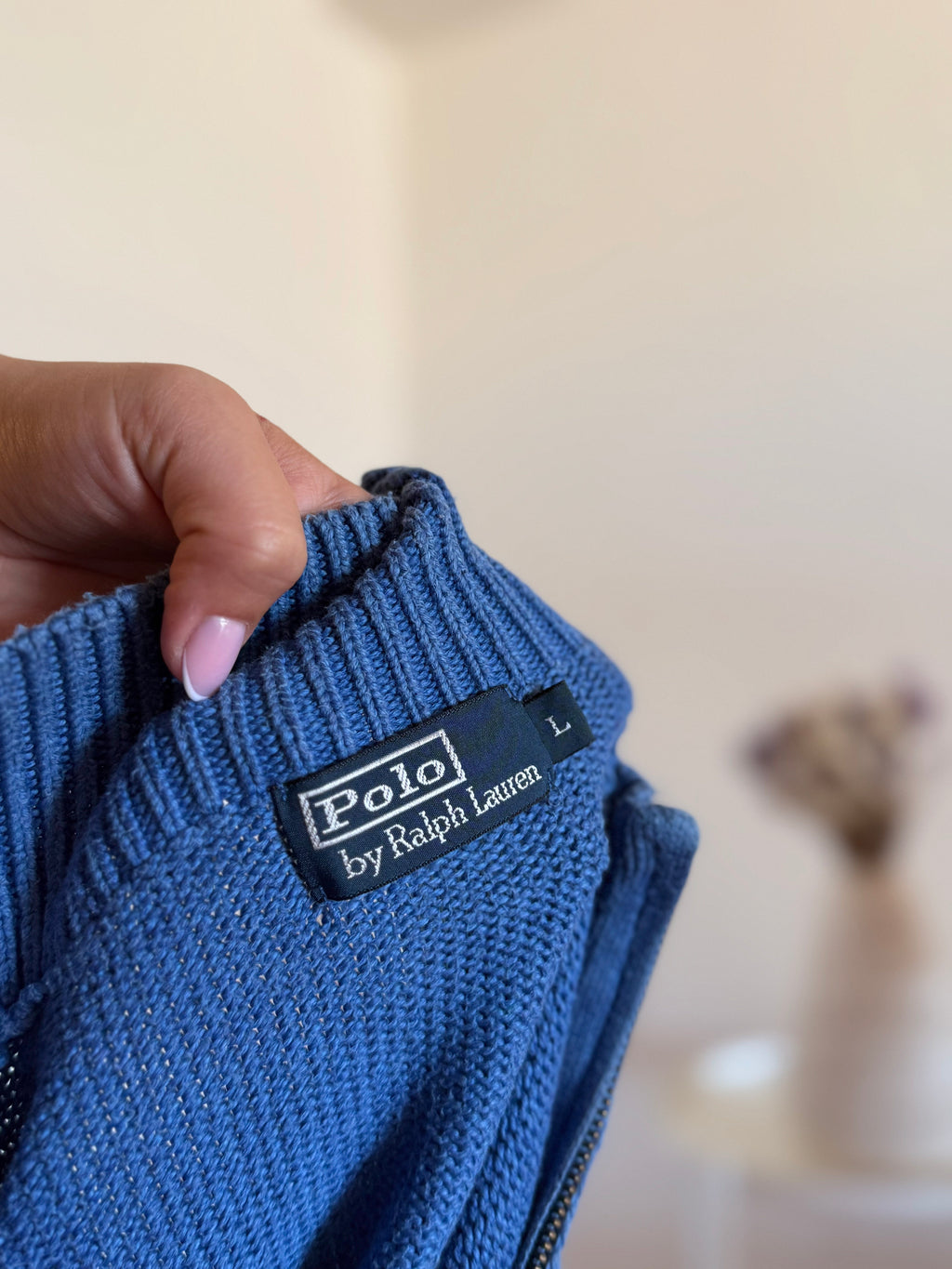 Ralph Lauren Cable Knit 1/4 Zip Sweater