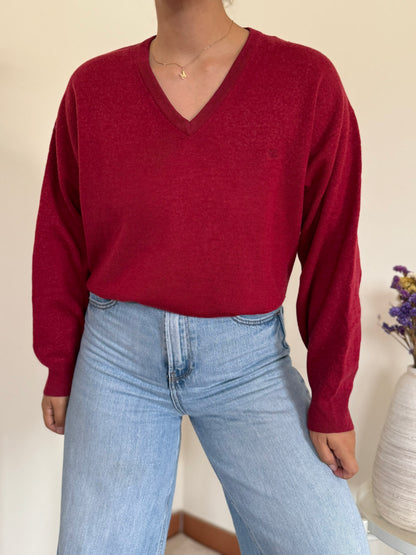 Burberry V-neck Knit Sweater