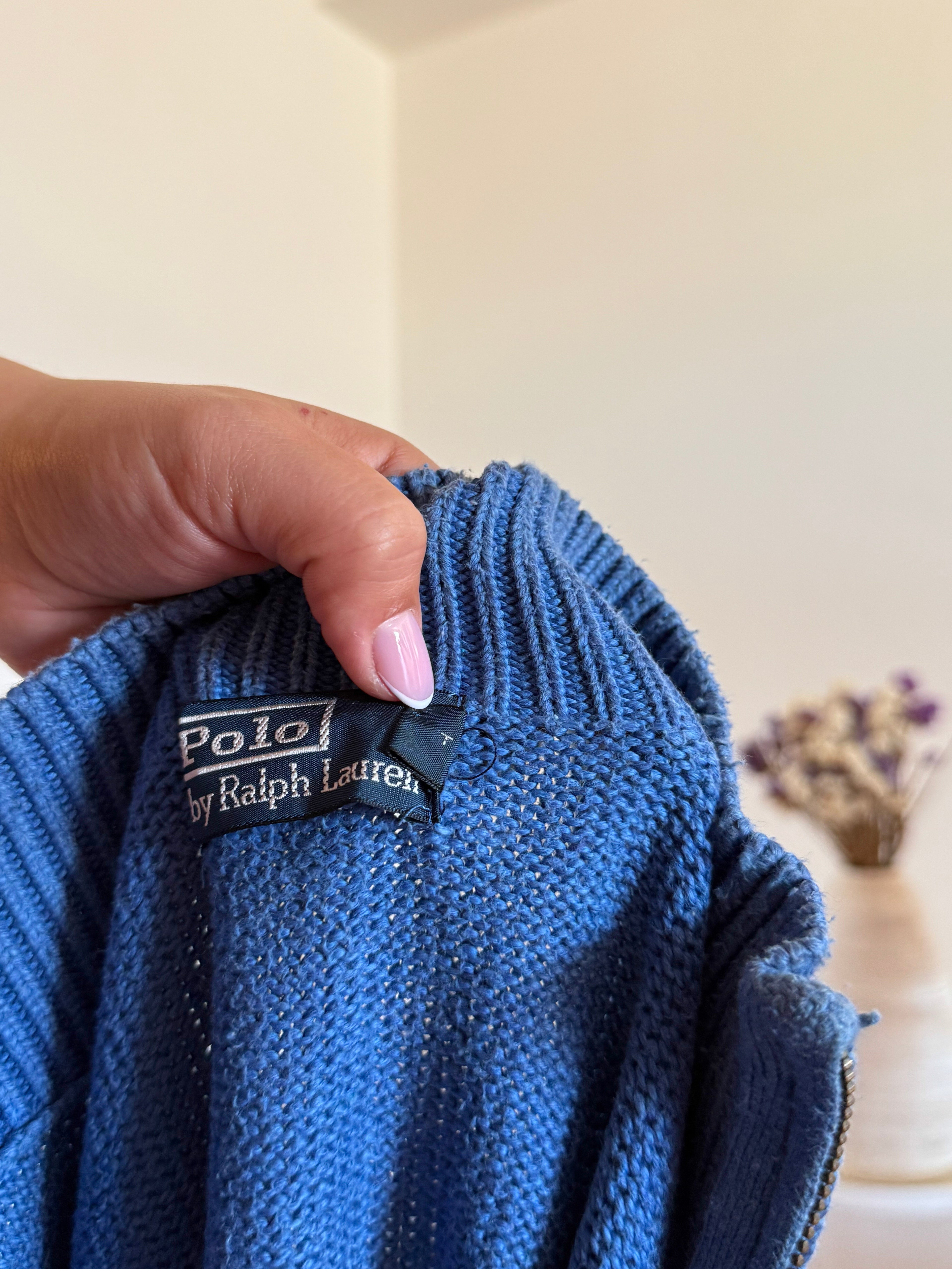 Ralph Lauren Cable Knit 1/4 Zip Sweater