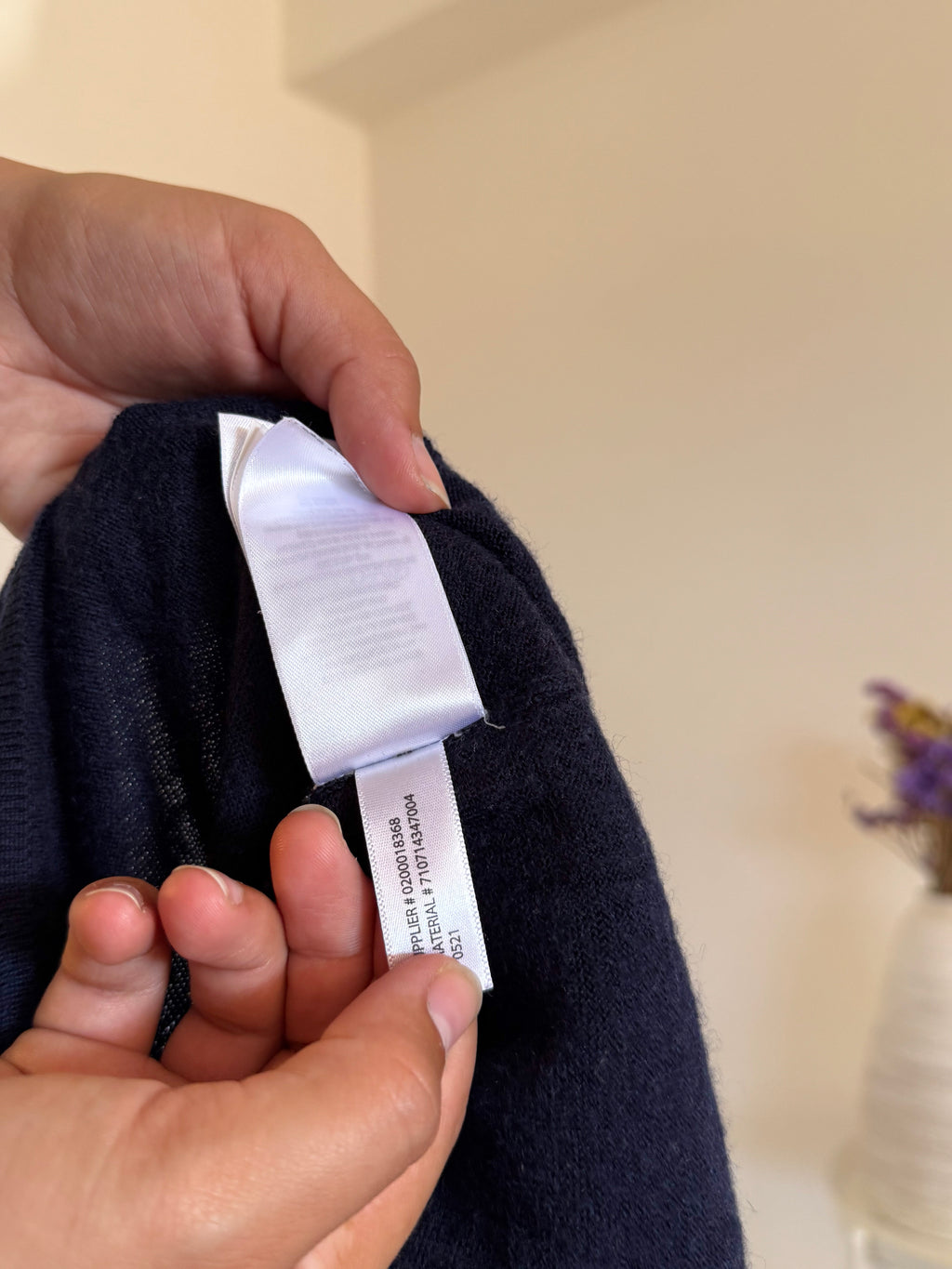 Ralph Lauren V-Neck Knit 100% Lã