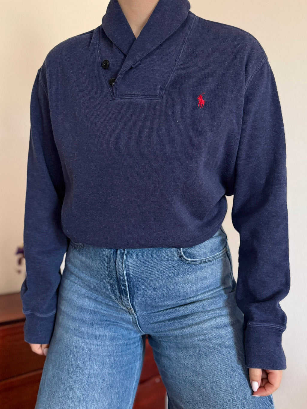 Polo Ralph Lauren V-Neck Sweater 100% Cotton