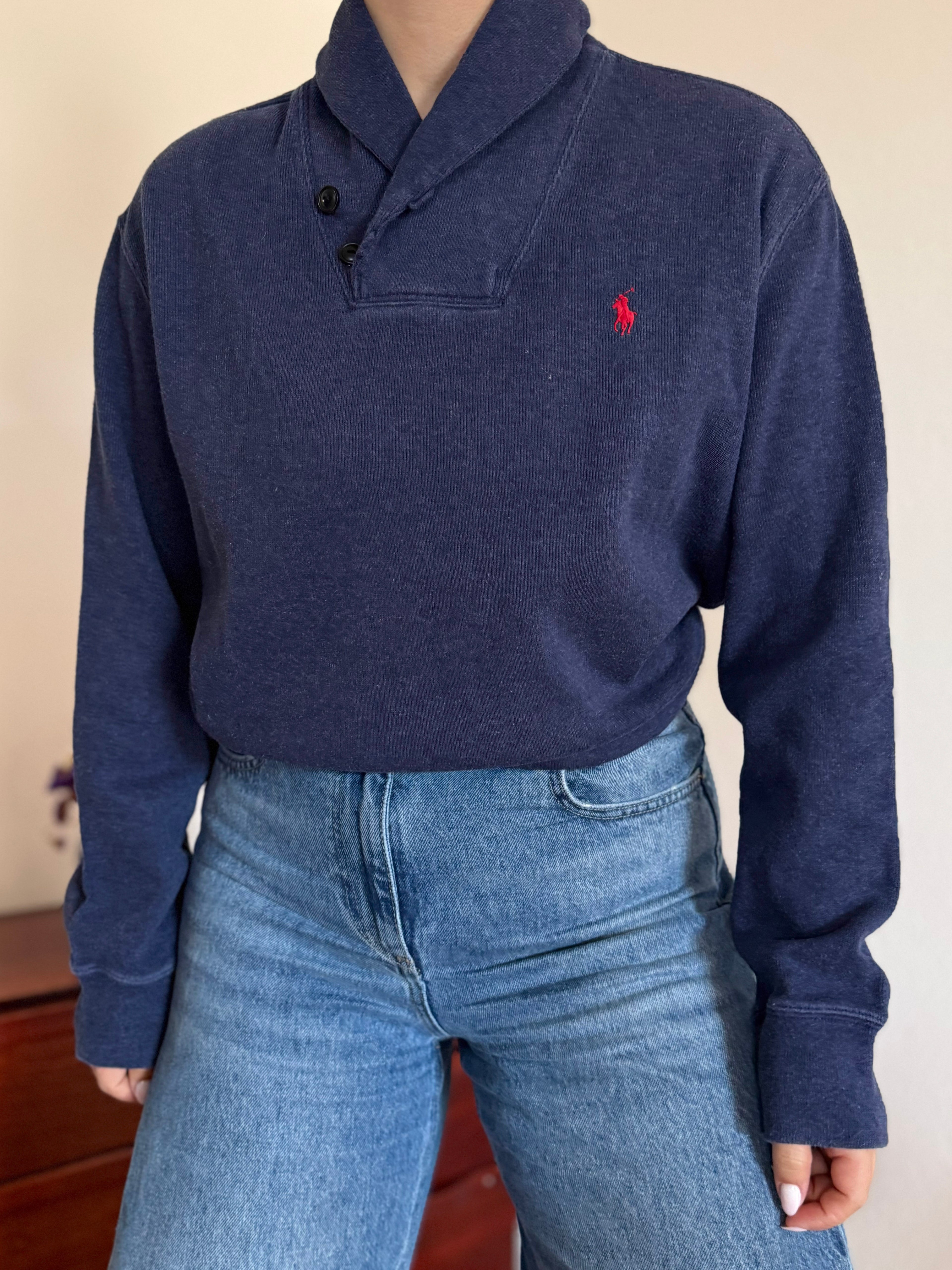 Polo Ralph Lauren V-Neck Sweater 100% Cotton