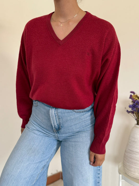 Burberry V-neck Knit Sweater