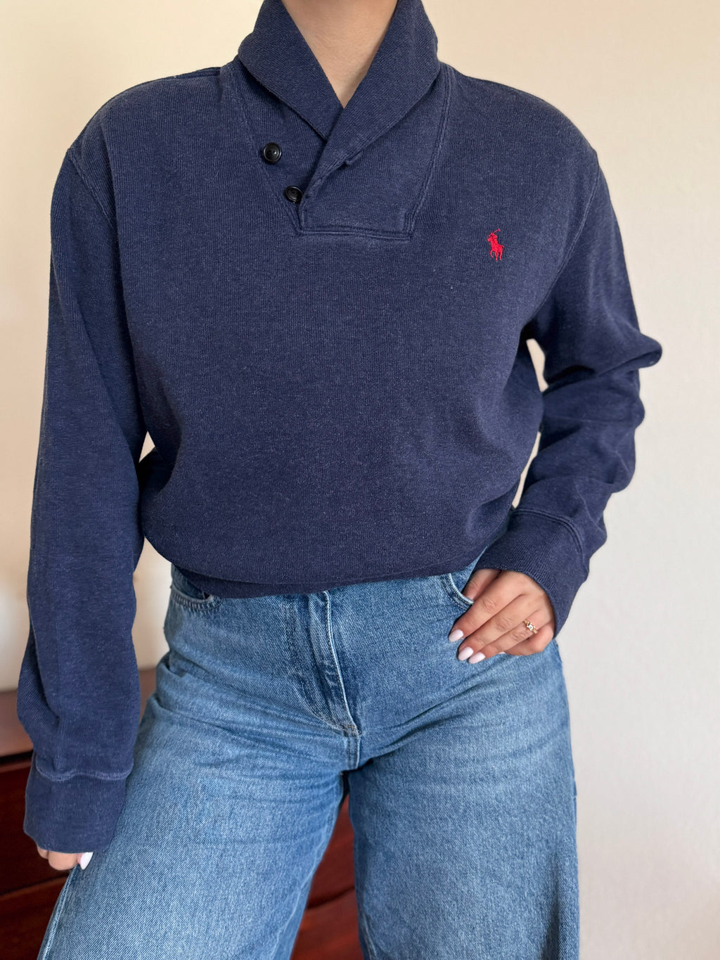 Polo Ralph Lauren V-Neck Sweater 100% Cotton