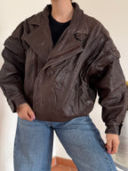 Vintage Biker Leather Jacket