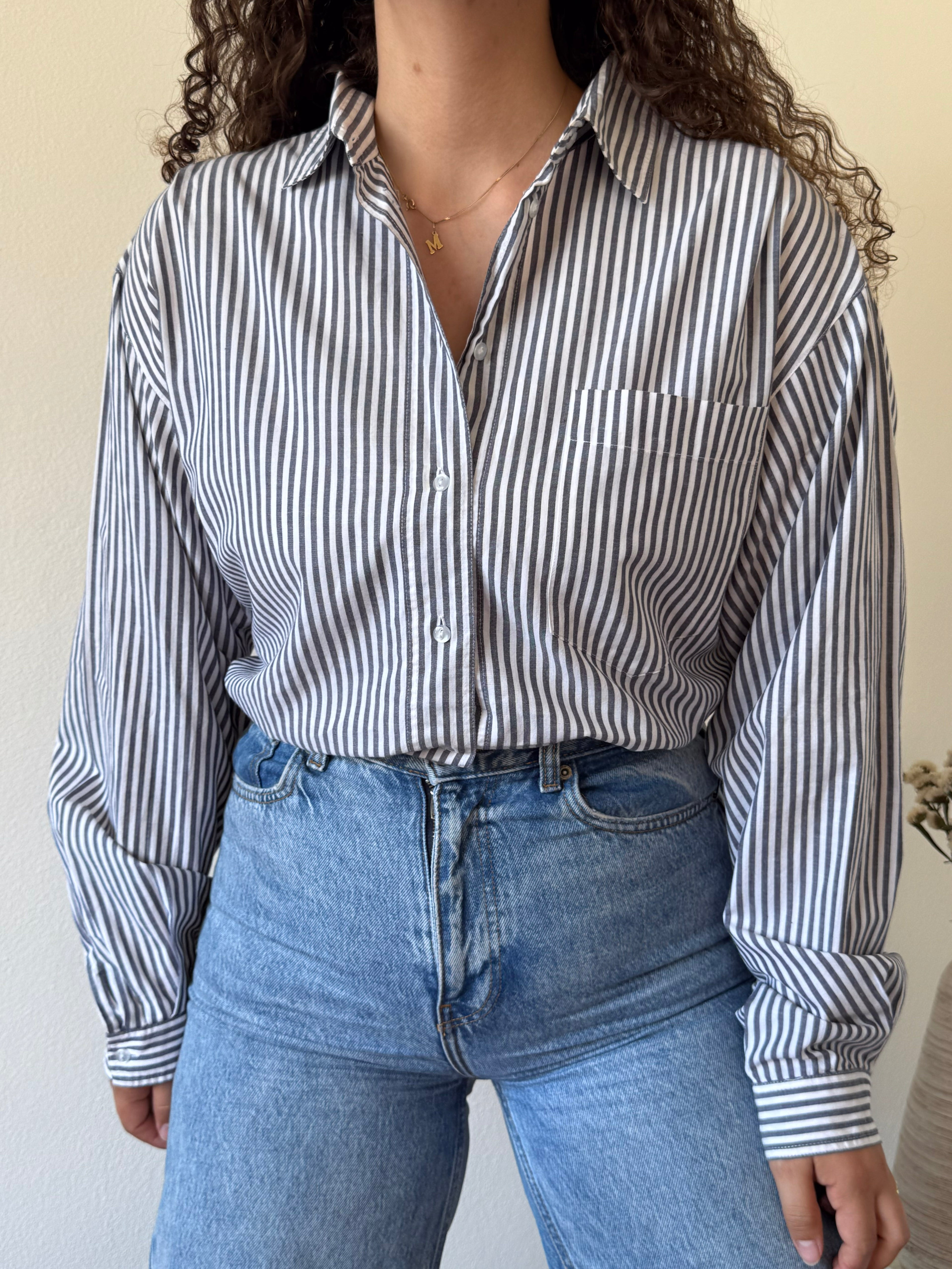 Camisa Vintage Striped