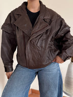 Vintage Biker Leather Jacket