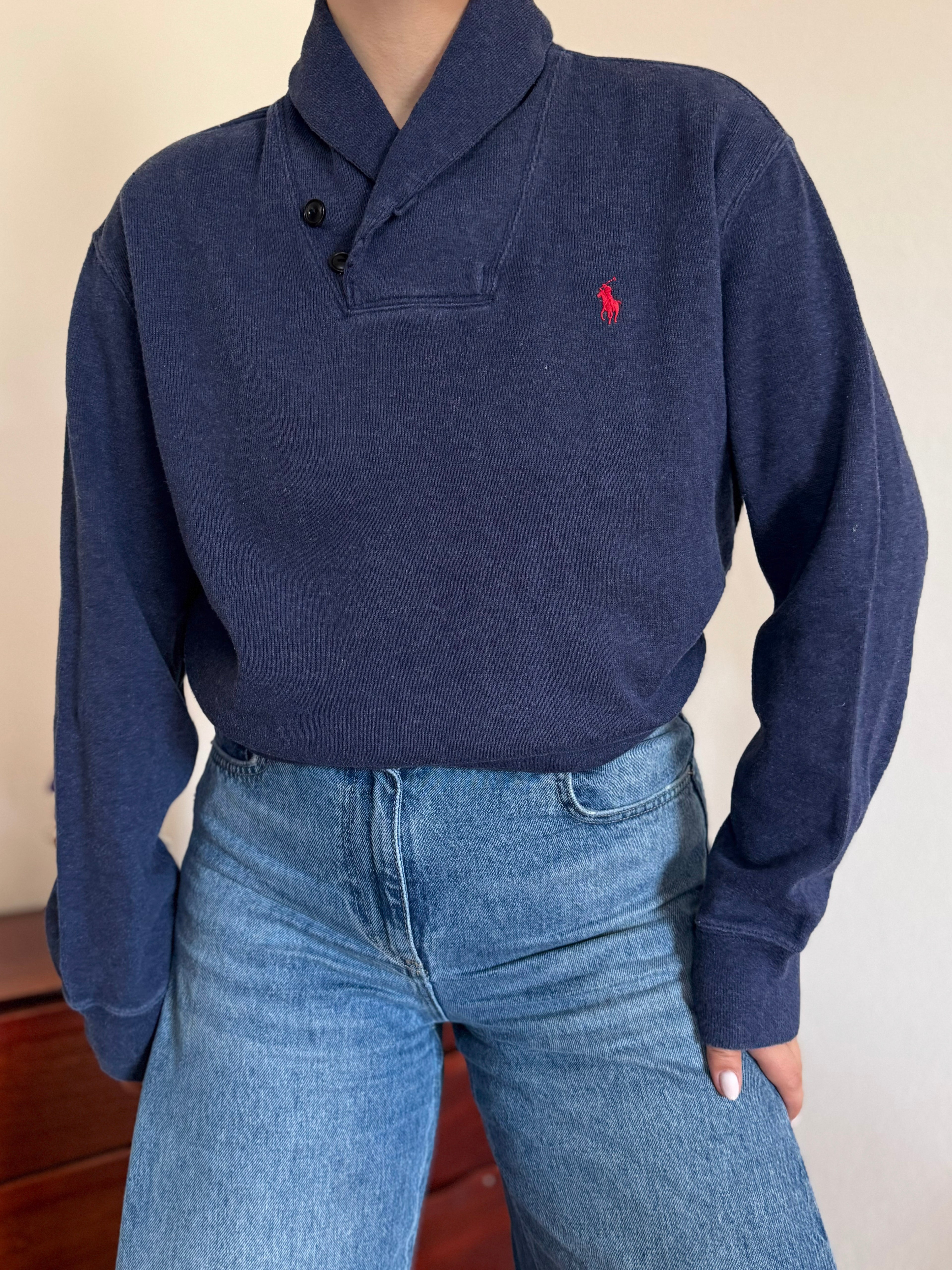 Polo Ralph Lauren V-Neck Sweater 100% Cotton