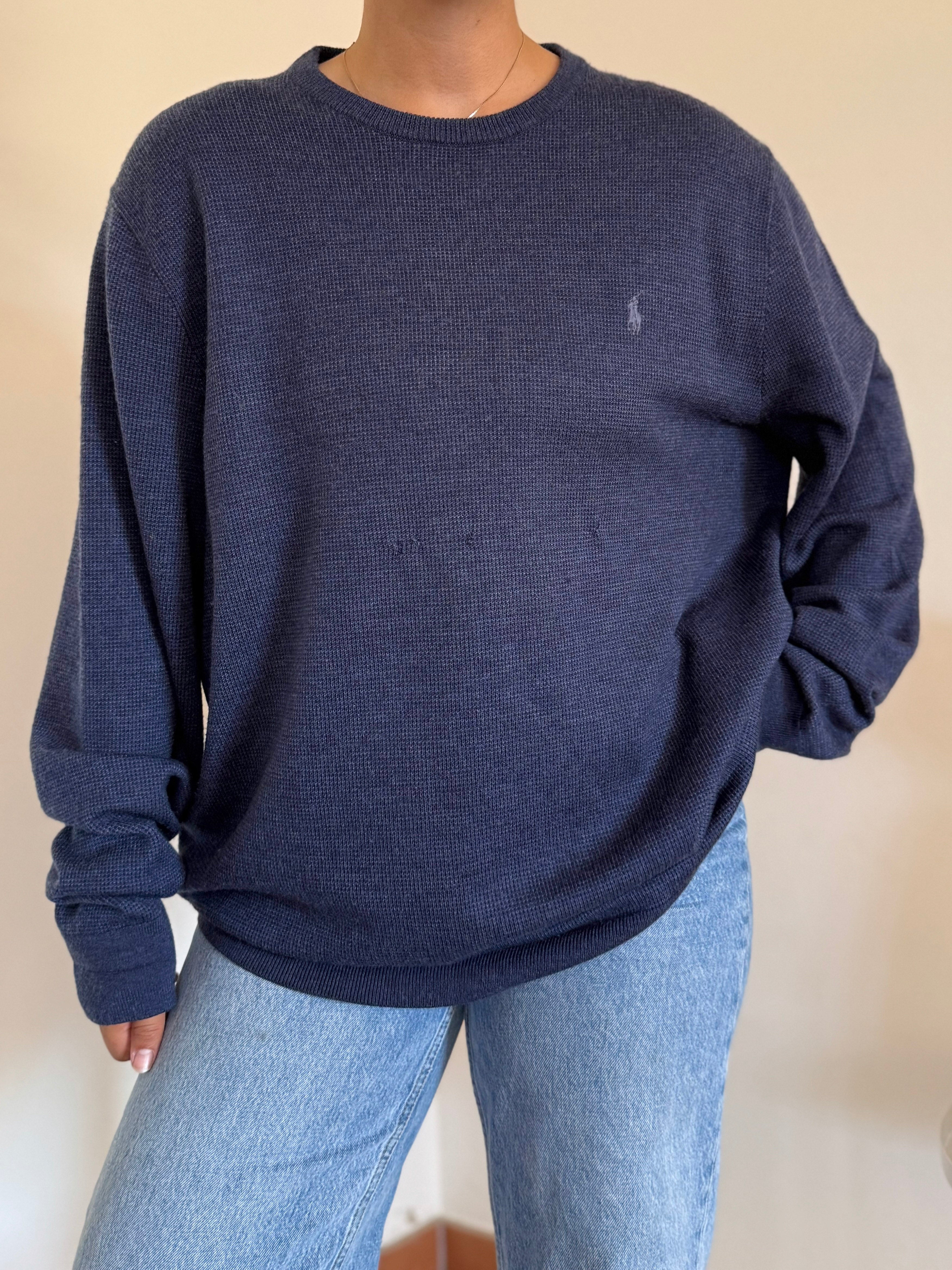 Ralph Lauren Round Neck Knit 100% Lã