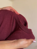 Lacoste Round Neck Knit Sweater 100% Wool