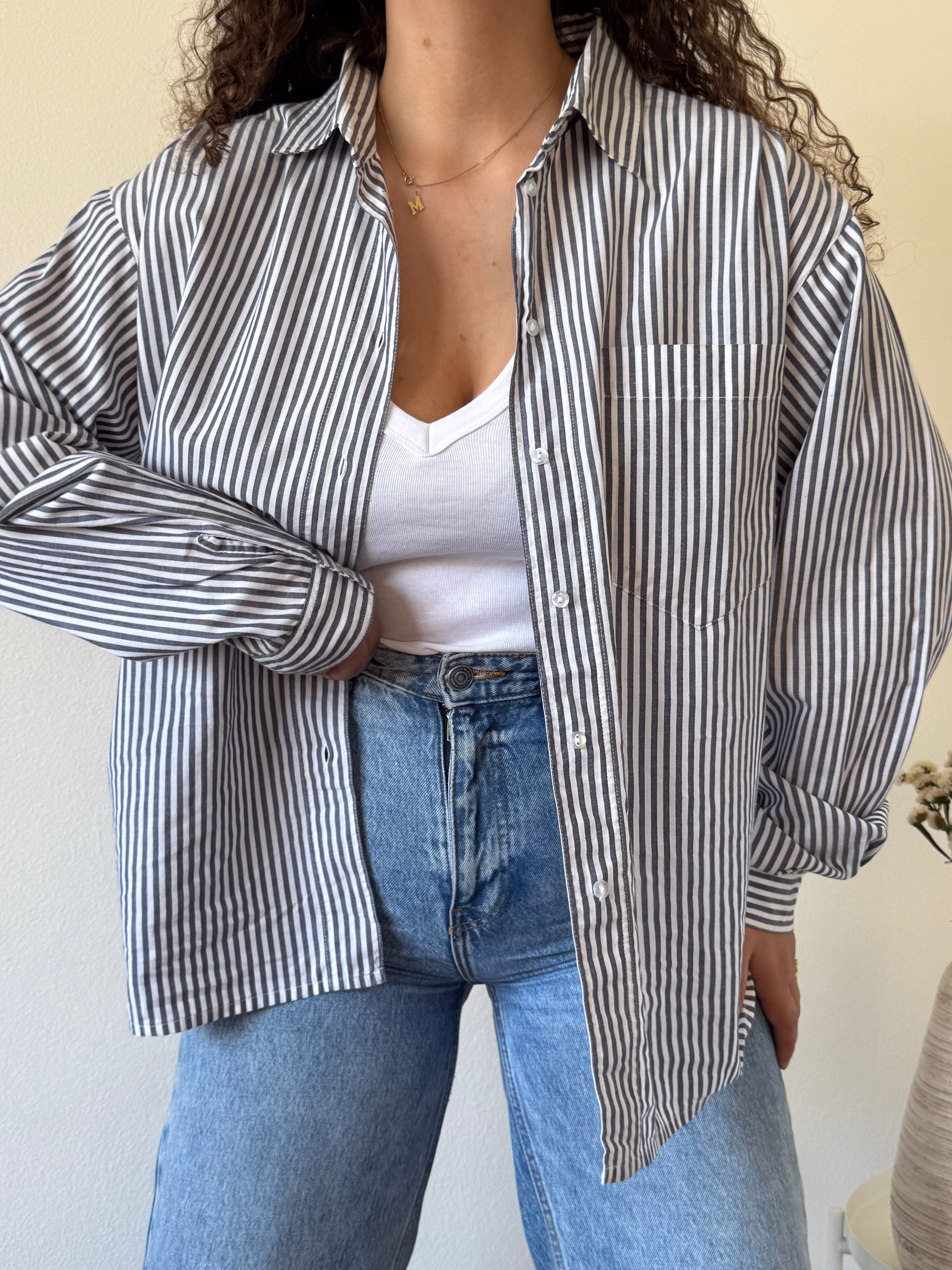 Camisa Vintage Striped