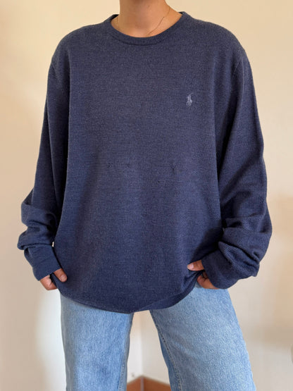 Ralph Lauren Round Neck Knit 100% Lã