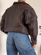 Vintage Biker Leather Jacket