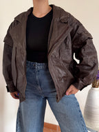 Vintage Biker Leather Jacket